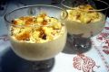 Crema di mascarpone con cioccolato bianco noci e pan di spagna