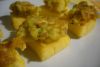 Frittelle di cavolfiore su crostini di polenta