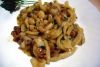 Strozzapreti fatti in casa con Coda di Rospo e funghi porcini