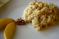 Risotto pere, noci e taleggio