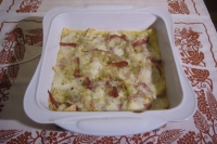 Lasagnetta speck e pistacchi