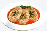 Fesa di Tacchino con Pomodoro ed Olive