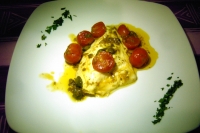 Pesce, qui un filetto di Orata, all'Acqua Pazza