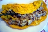 Omelette con patate e salciccia