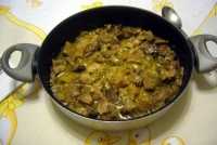Spezzatino di vitello ai funghi