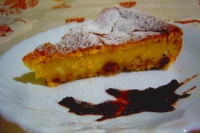 Falso Clafoutis di noci ed uvetta