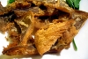 Chips di funghi fritti